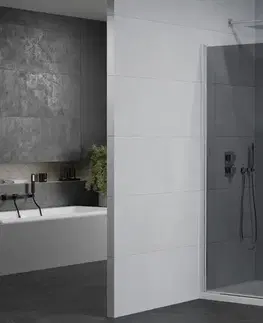 Vane MEXEN/S - Pretória sprchovací kút 100x110, grafit, chróm + sprchová vanička vrátane sifónu 852-100-110-01-40-4010