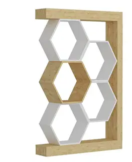Knižnice Knižnica Artemis - Oak, White
