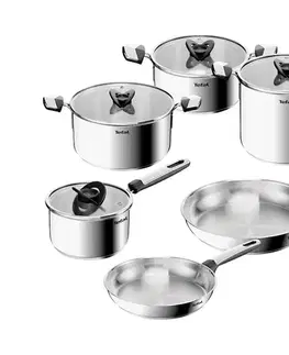 Panvice a hrnce Tefal - 10-dielna sada riadu EMOTION+ E335SA45