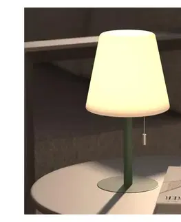 LED osvetlenie Atmosphera - LED RGB Nabíjacia vonkajšia stolná lampa ZACK LED/3,7V IP44 zelená 202608A