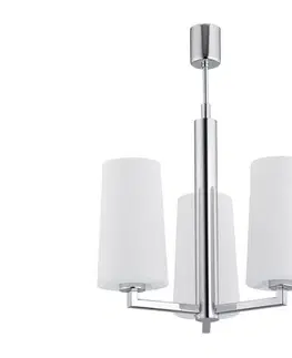 Svietidlá Argon 1224 - Luster na tyči CAMELOT 3xE27/15W/230V lesklý chróm 1224