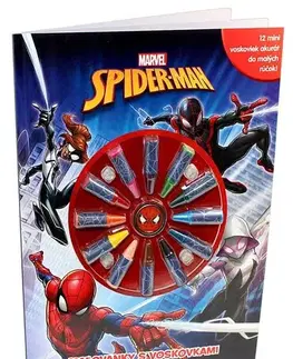 Nalepovačky, vystrihovačky, skladačky Spider-Man: Maľovanky s voskovkami - Kolektív autorov,Mária Koscelníková