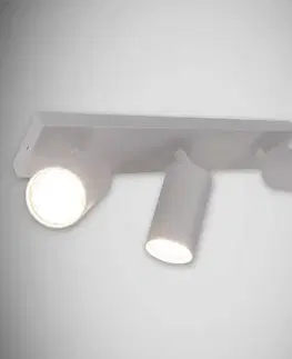 Lampy do obývačky Stropné bodové svietidlo Manam GU10 3L biely 03761 K3