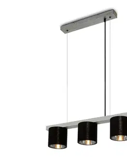 Svietidlá Briloner - Luster na lanku LURI 3xE14/25W/230V kaučukovník 4736-034