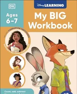 Príprava do školy, pracovné zošity Disney Learning Big Workbook Ages 6-7 (Year 2) - DK