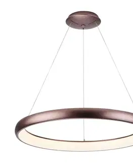 Svietidlá Azzardo  - LED Stmievateľný luster na lanku ANTONIO LED/32W/230V hnedá + DO 