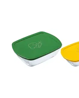 Potravinové dózy UTC Sada 2× sklenených dóz na potraviny PYREX 1,2/2,5 l 913S568/7645