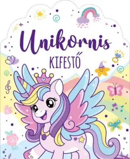 Pre deti a mládež - ostatné Unikornis - kifestő - Böngészős feladatokkal