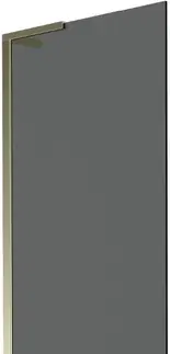 Sprchové dvere MEXEN/S - Next L vaňová zástena FIX 60 x 150, grafit, zlatá 895-060-000-03-40-50