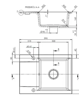 Kuchynské drezy Invena Tesalia AZ-01-Z42-B