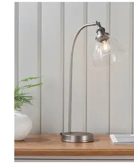 Lampy Endon 91740 - Stolná lampa HANSEN 1xE14/40W/230V matný chróm 91740