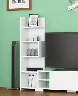 Obývacie steny TV skrinka / Obývacia stena Pera - White