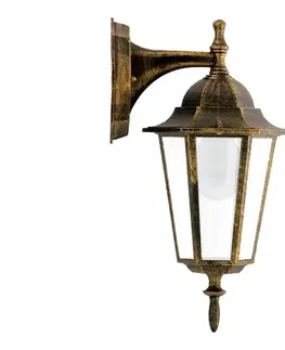 Záhradné lampy  Vonkajšie nástenné svietidlo 1xE27/20W/230V IP43 patina 201966
