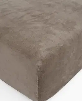 Plachty MKLozkoviny.sk Plachta mikroplyš Deluxe 90 x 200 cm - sivohnedé