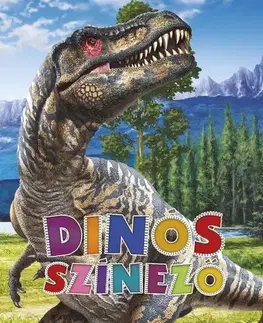 Pre deti a mládež - ostatné Dinós színező