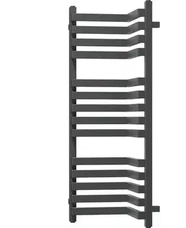 Radiátory do kúpeľne MEXEN - Loop vykurovací rebrík/radiátor 1000 x 375 mm, 572 W, antracit W129-1000-350-00-66