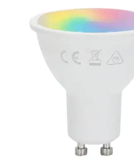 Žiarovky  B.V.  - LED RGBW Stmievateľná žiarovka GU10/4,8W/230V 3000K + diaľkový ovládač B101074E3