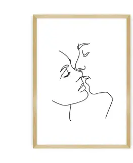 Obrazy Plagát Kiss Line