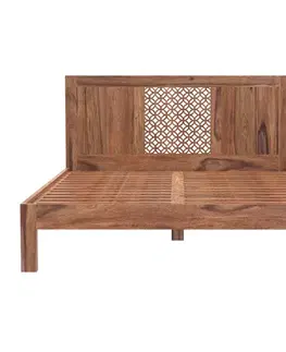 Postele Posteľ Mira 160x200 indický masív palisander