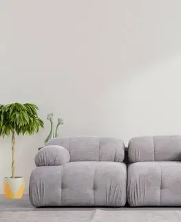 Pohovky a gauče Dvojmiestna pohovka Petite 2 - Light Grey