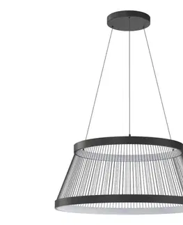 Svietidlá Zuma Line MD3328-2M-3BT - LED Stm. luster BALL LED/53W/230V 2700-6000K čierna + DO MD3328-2M-3BT
