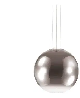 Svietidlá Ideal Lux - Luster na lanku MAPA 1xE27/42W/230V pr. 50 cm šedá/dymová 161327