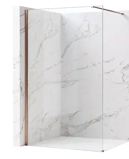 Sprchové dvere REA/S - Sprchová zástena Flexi Transparent / Brush Copper 140 KPL-K99377
