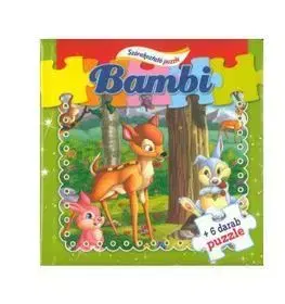 Leporelá, krabičky, puzzle knihy Bambi - Szórakoztató puzzle