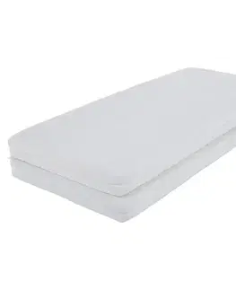 Matrace KONDELA Melk 90 obojstranný rozkladací matrac 90x200 cm vysokoelastická PUR pena / poťah
