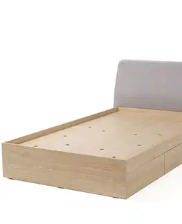 Jednolôžkové postele Posteľ Alessio AE13  120 Dub