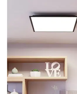 LED osvetlenie Eglo 901507-LED RGBW stmievateľný prisadený panel MORADILLO-Z LED/33W/230V 60x60cm čierny 901507