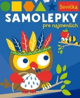 Nalepovačky, vystrihovačky, skladačky Sovička - samolepky pre najmenších