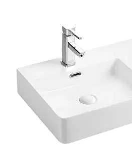 Umývadlá HOPA - Umývadlo piena - nástenné aj na dosku 60,5 × 43 × 12,5 cm - Umývadielko prevedenie - Ľavé OLKLT2223L