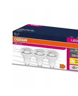 Žiarovky SADA 3x LED Žiarovka PAR16 GU10/2,8W/230V 2700K 60° - Osram 4058075600034