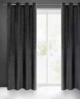 Závesy do spálne Záves LUSSI 140X250 na priechodkách 384507