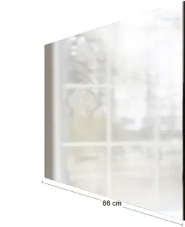Zrkadlá NABBI Neston M zrkadlo na stenu sivý grafit