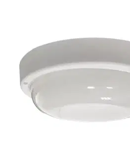 LED osvetlenie  LED Vonkajšie stropné svietidlo LED/15W/230V 4200K pr. 15,5 cm IP64 biela 008 0001226