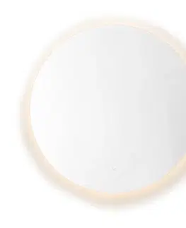 Kúpeľňové zrkadlá Zrcadlo s LED osvětlením, vyhřívanou fólií a senzorem Naturel Project 80x80 cm ZPRKU80LED ZPRKU80LED