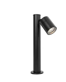 Zahradne stlpove lampy Vonkajšie svietidlo čierne 45 cm AR70 nastaviteľné IP44 - Solo