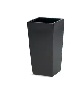 Kvetináče a truhlíky NABBI DURS140 plastový kvetináč 14 cm antracit