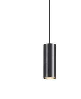 Závesné svietidlá Moderné závesné svietidlo tmavosivé GU10 50 mm - Tubo