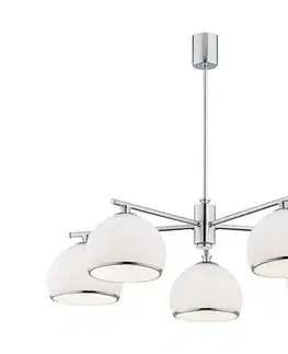 Svietidlá Argon 2087 - Luster na tyči MARBELLA 5xE27/15W/230V chróm 2087