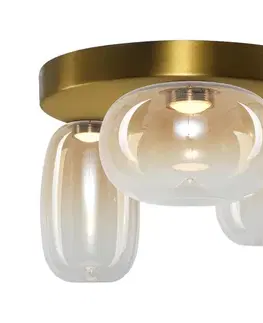 Svietidlá  LED Stropné svietidlo VASO LED/12W/230V pr. 42 cm zlatá/dymová ML1414