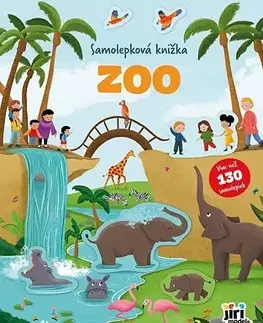 Nalepovačky, vystrihovačky, skladačky Samolepková knižka - Zoo