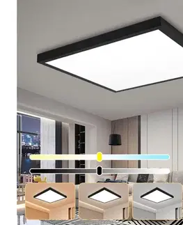Svietidlá BRILAGI-LED Stmievateľné kúpeľňové svietidlo FRAME SMART LED/50W/230V IP44 čierne + DO BRI027