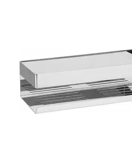 Svietidlá WENKO 25413100-Polica TURBO-LOC GENOVA SHINE 30x10,5 cm strieborná 25413100