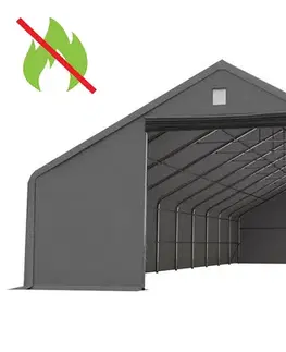 Skladové stany Skladová hala 10x20m PVC sivá - nehorľavá
