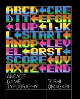 Dizajn, úžitkové umenie, móda Arcade Game Typography - Toshi Omagari