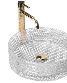 Umývadlá REA - Umývadlo na dosku Cristal Transparent REA-U9670
