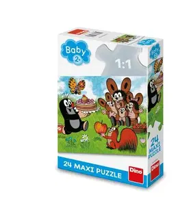 Do 49 dielikov Dino Toys Puzzle Krtko 24 maxi Dino